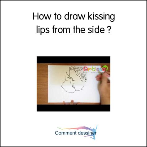 How To Draw Kissing Lips From The Side How To Draw