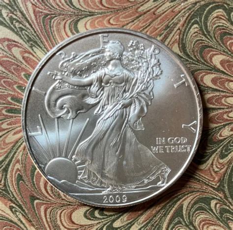 2009 1 Oz Silver American Eagle Brilliant Uncirculated Just Opened