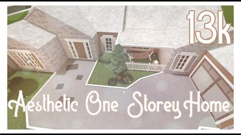 Aesthetic One Story Home Ii Exterior Only Youtube