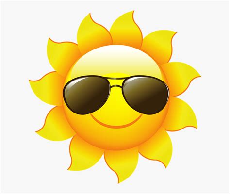 Download summer clipart stock vectors. Transparent Happy Sun Png - Summer Clipart With Transparent Background , Transparent Cartoon ...