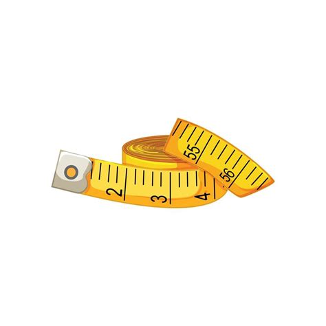 Centimeter Yellow Measuring Tape Cartoon Vector Illustration 20294725