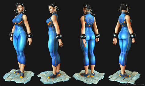 Mashru Mishu Chunli Render Chun Li Street Fighter Zbrush Stl 3d Printing Fan Art Models