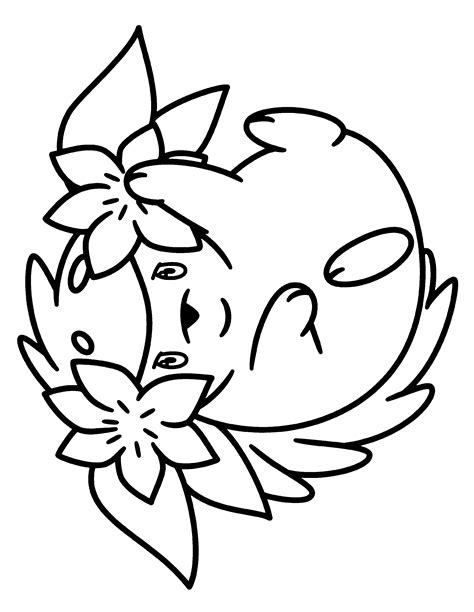 Pokemon Coloring Pages Shaymin Pokemon Drawing Easy