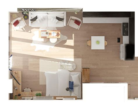 Best Studio Apartment Layout Ideas 2 Ways To Arrange A Square Studio