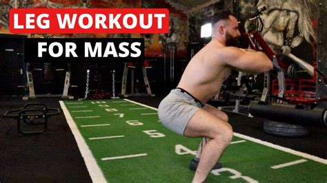 BEST BODYWEIGHT LEG WORKOUT FOR MASS Follow Along No Equipment