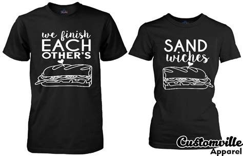 🔥 we finish each others sandwiches matching t shirts best friends couples shirt ebay