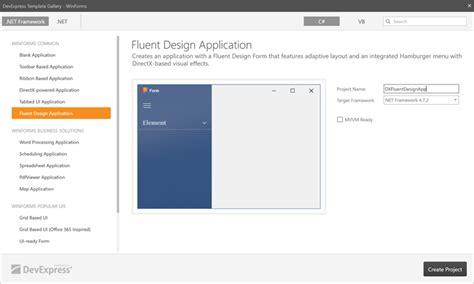 Fluent Design Form Winforms Controls Devexpress Documentation
