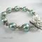 Turquoise Shell Pearl Bracelet Gift Boxed Folksy