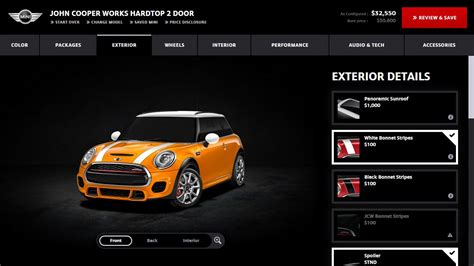 Customize Your Own Mini Cooper