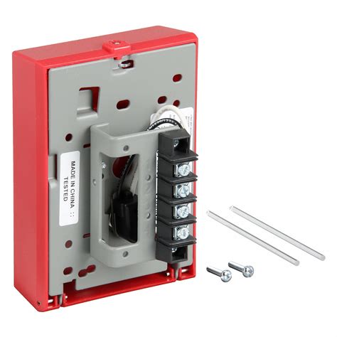 Kidde Fire Alarm Pull Station Double Action Tool Reset Red Wall 3