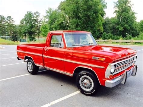Ford F 100 Standard Cab Pickup 1969 Red For Sale 1969 Ford F100
