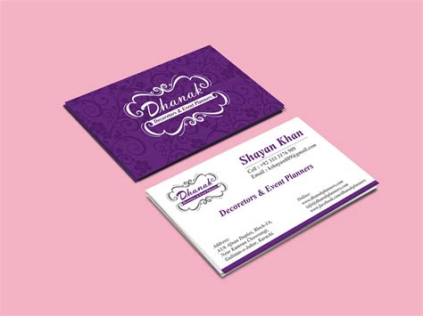 Business Card Designs For Event Planners