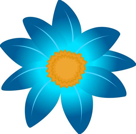 Simple Flower Png Clipart Myfreedrawings