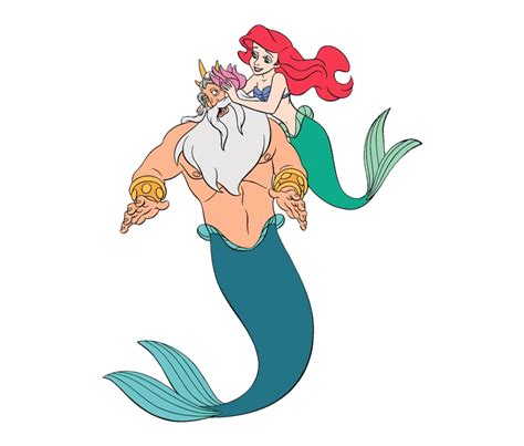 Ariel King Triton Png All Png All