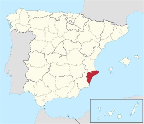 Mapa De Alicante Provincia Municipios Turístico Carreteras De
