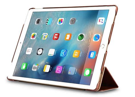 Icarer Ipad Pro 129 Inch Vintage Series With Triple Folded Design Real