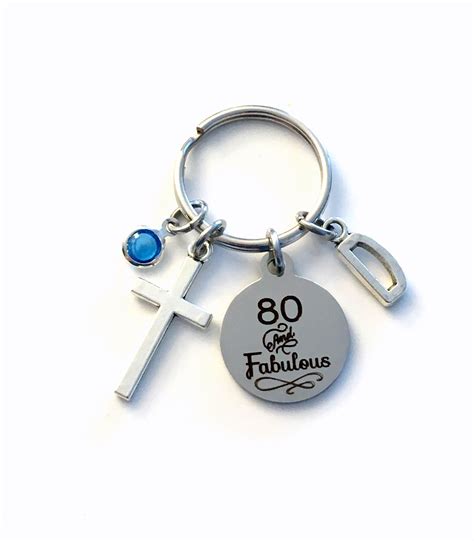 Looking for a gift when someone turns 18 can be a fun and exciting gifts australia understands the importance of spoiling an 18 year old on their birthday. Gift for Eightieth Birthday Keychain, 80 and Fabulous Key ...