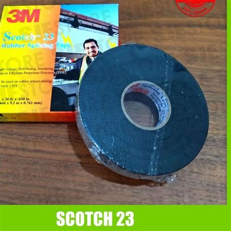 Jual Isolasi Listrik 3m Scotch 23 Rubber Splicing Tape Original