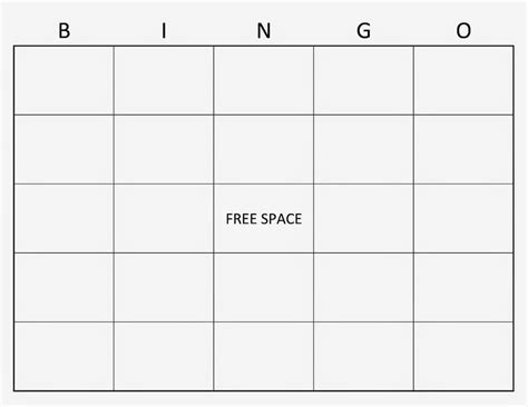 28 Blank Bingo Card Template Microsoft Word Microsoft Intended