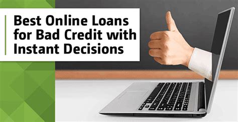 If you were unable to qualify for any of the credit cards mentioned in this article, you could consider a. 8 Best Loans for Bad Credit — Online, Instant-Decision Loans