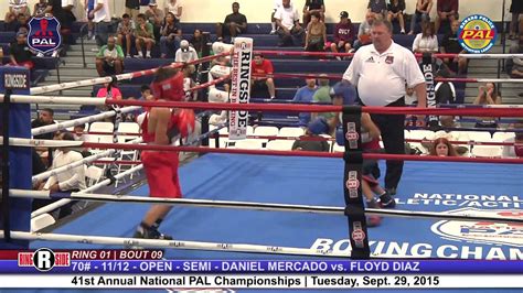 41st Nat Pal Boxing Tournament Daniel Mercado Vs Floyd Diaz Youtube