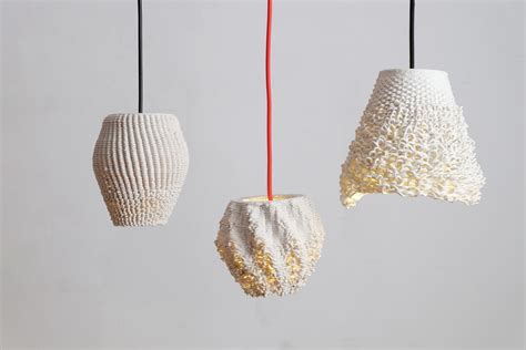 3d Printed Lamps Made From Recycled Ceramics Materialdistrict