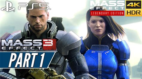 Mass Effect 3 Legendary Edition Ps5 Walkthrough Gameplay Part 1 4k