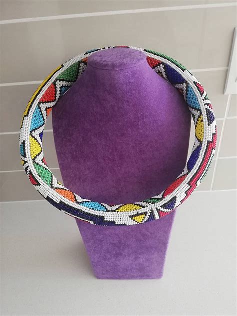 Ndebele Neckring Isigolwani Statement Necklace Ndebele Etsy