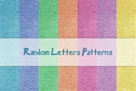 Random Letters Patterns By Powerpuffjazz On Deviantart