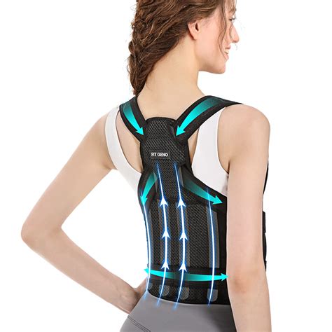 Buy Back Brace And Posture Corrector For Women And Men Back Straightener Posture Corrector