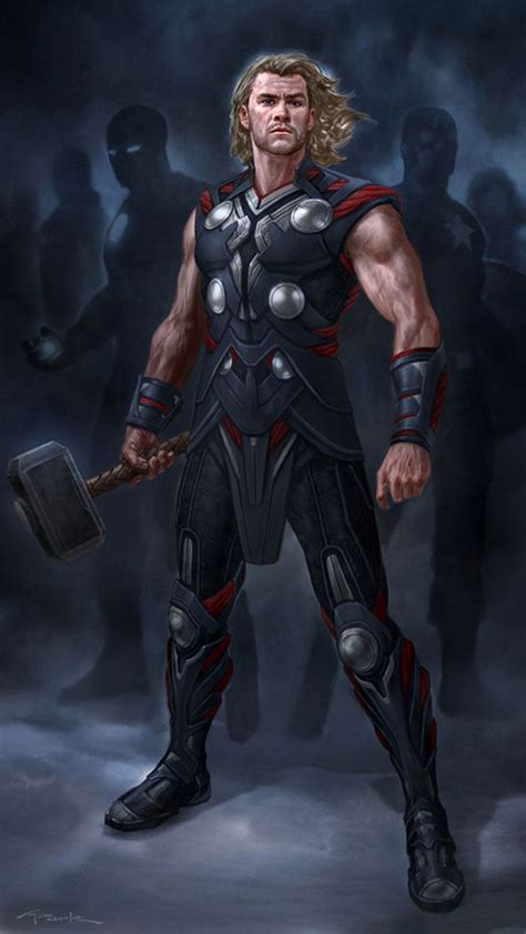 The Avengers Thor Concept Art By Andy Park With Images Thor Thor