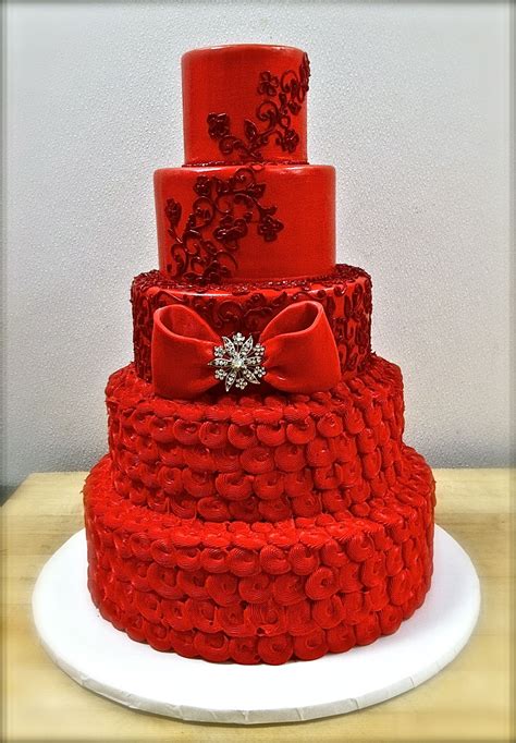 Pin By Maggie Todorova On Cakered Cake Wedding Cake Red Wedding