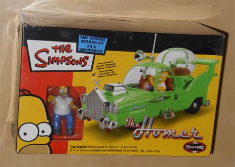 The Homer Snap Together Assembly Model Car Kit Simpson Simpsons Automobile Polar Lights Nib