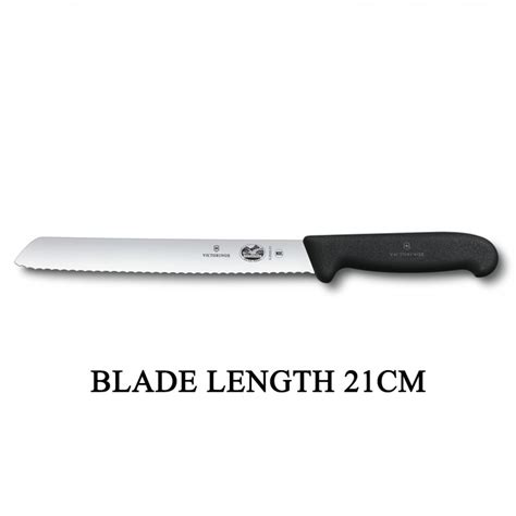 Victorinox Fibrox 21cm Serrated Wavy Edge Bread Knife 5253321