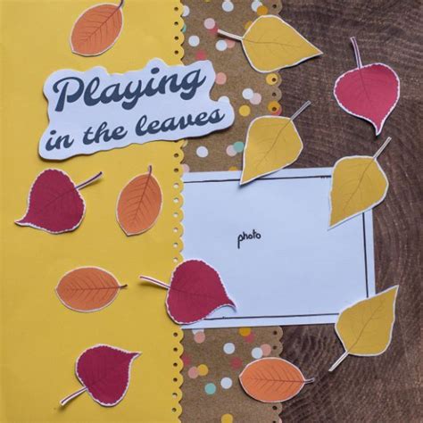 20 fun and cozy fall scrapbook titles for your pages