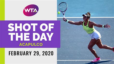 heather watson 2020 acapulco final shot of the day youtube