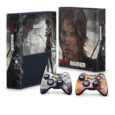 Xbox 360 Super Slim Skin Tomb Raider Pop Arte Skins