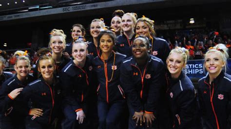 Auburn Gymnastics Defeats Uga In Athens For First Time Ever College