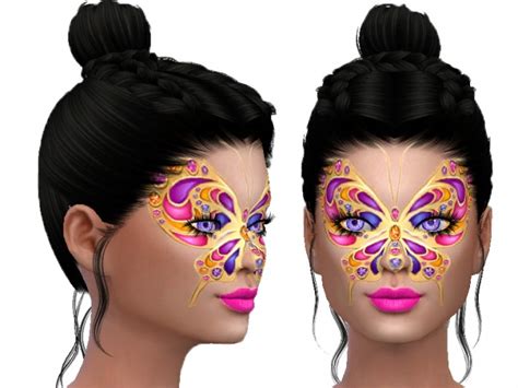 Face Paint At Trudie55 Sims 4 Updates
