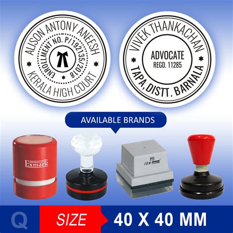 Advocate Round Stamp Round Stamp For Advocate Office Round Stamp For