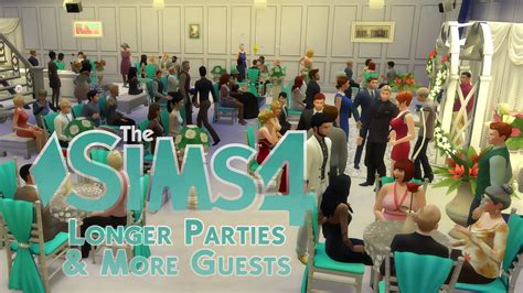 Longer Parties And More Guests Sims 4 Build Sims Sims Cc