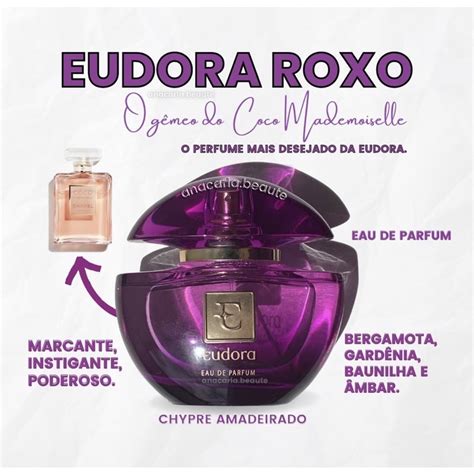 Perfume Eudora Roxo Eudora EDP Shopee Brasil