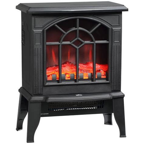 Buy Homcom 18 Electric Fireplace Heaterfreestanding Fire Place Stove