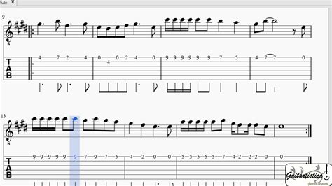 Dios Esta Aqui Notas Musicales Punteo Tablatura Partitura