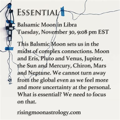Balsamic Moon In Libra Essential Rising Moon Astrology