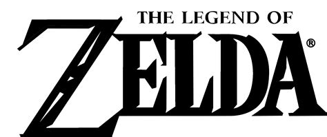 Zelda Logo Black And White