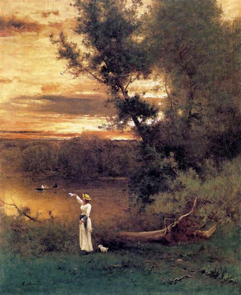 Shades Of Evening By George Inness Daily Dose Of Art