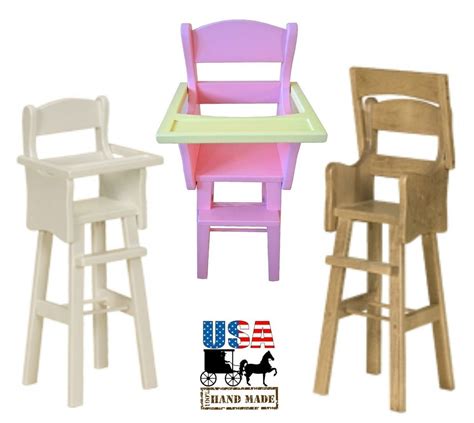 Maybe you would like to learn more about one of these? DOLL HIGH CHAIR - 12" to 18" WHITE Dolls Booster Seat ...