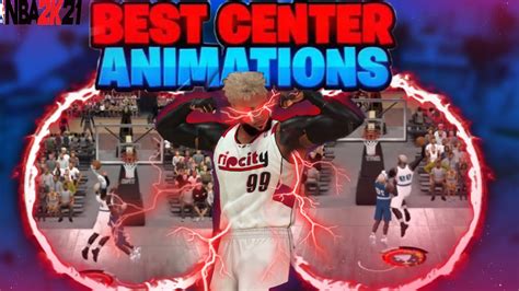 Nba 2k21 Best Center Animations Contact Dunk Animations🦍 Youtube
