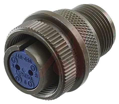 97 3106a 10sl 4s Amphenol 97 2 Way Mil Spec Circular Connector Plug